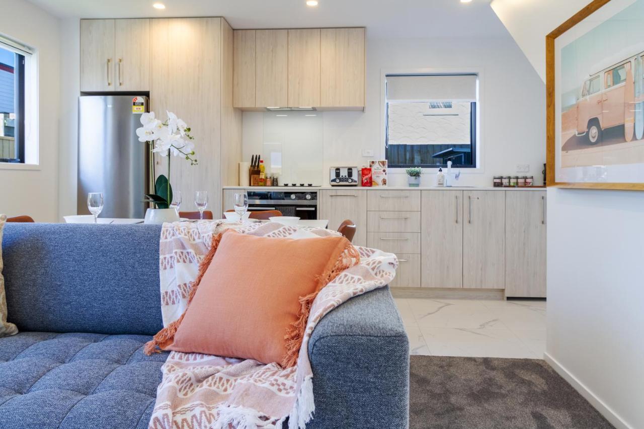 Beachside Bliss: 1 Bed 1 Bath Christchurch Eksteriør billede